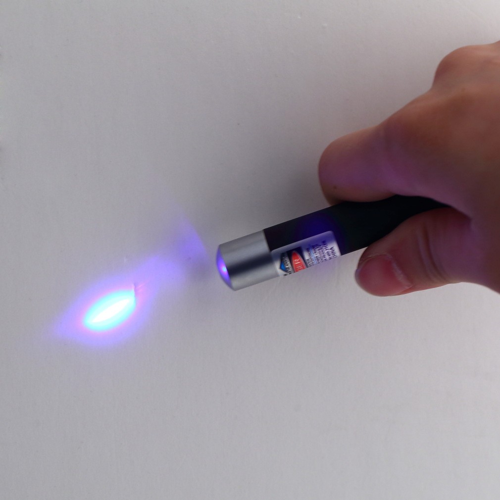 ALLIN.er//Powerful Blue/Violet Laser Pointer Pen Beam Light 5mw 405nm