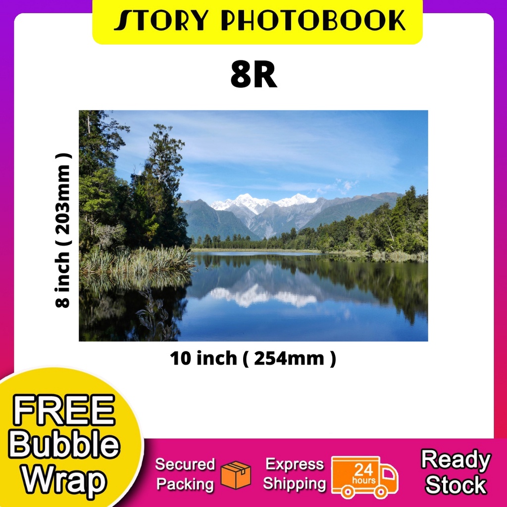 5R, 6R, 8R, 8RW Fujifilm Photo Print (Waterproof) Shopee Malaysia