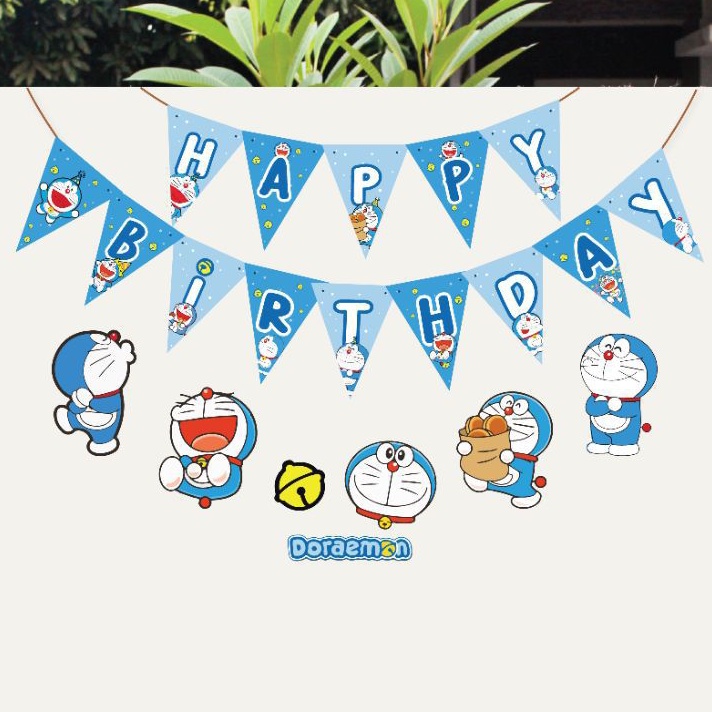 Doraemon Birthday Decorations Birthday Decorations BANNER Kids Party
