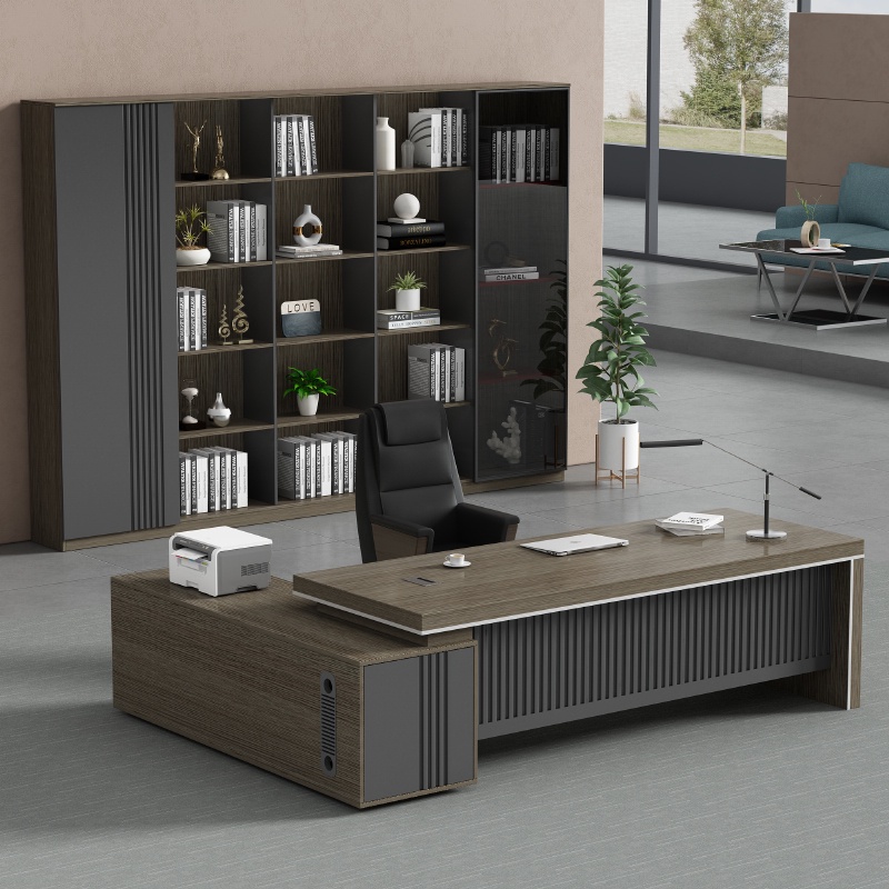 Office desk and chair combination simple modern boss office furniture