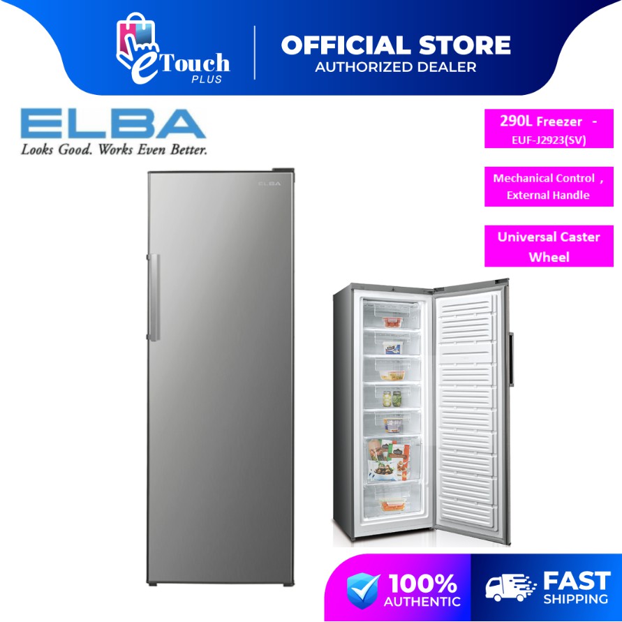 Elba / Midea Upright Standing Freezer EUFJ2923(SV) / MUF208SD / EUF