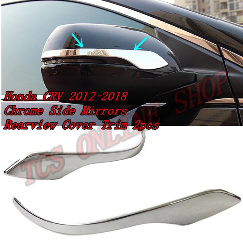 Honda CRV (CR-V) 2012-2019 ABS Chrome Side Mirrors Rearview Cover Trim