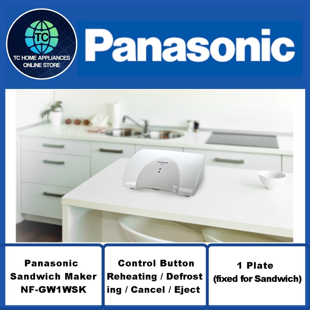 Panasonic Sandwich Maker (NFGW1WSK) Shopee Malaysia