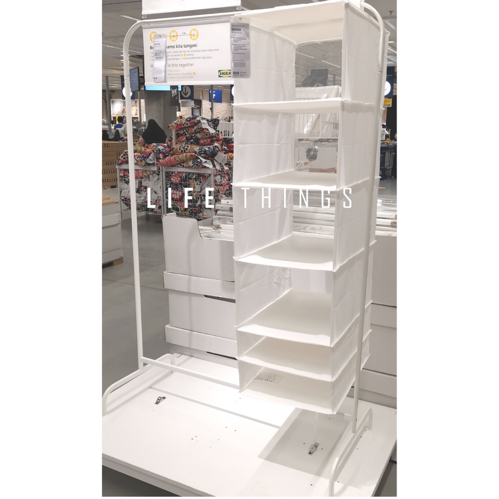 IKEA MULIG Clothes rack, Rak baju, Drying Racks, Coat Rack (Free bubble