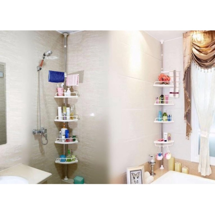 [READY STOCK] 4Tier Standing Corner Shower Caddy Shopee Malaysia