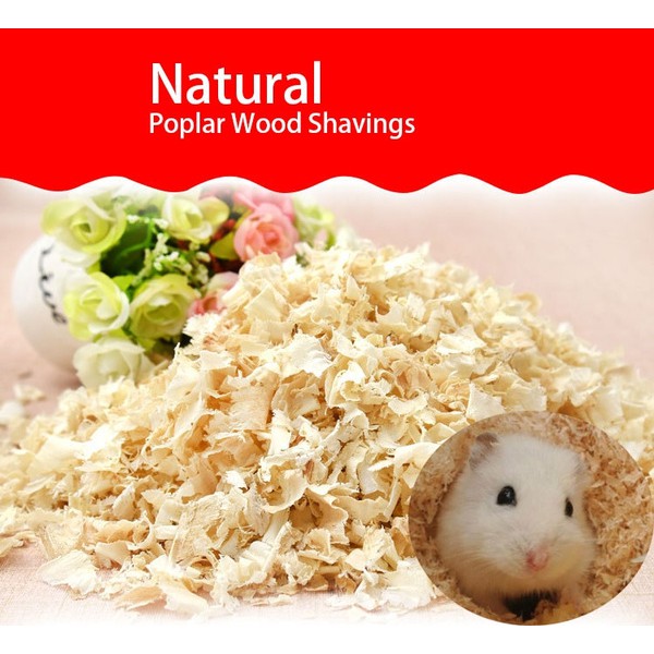 500g Poplar Wood Shavings Sawdust Hamster Guinea Pigs Squirrel Parrot