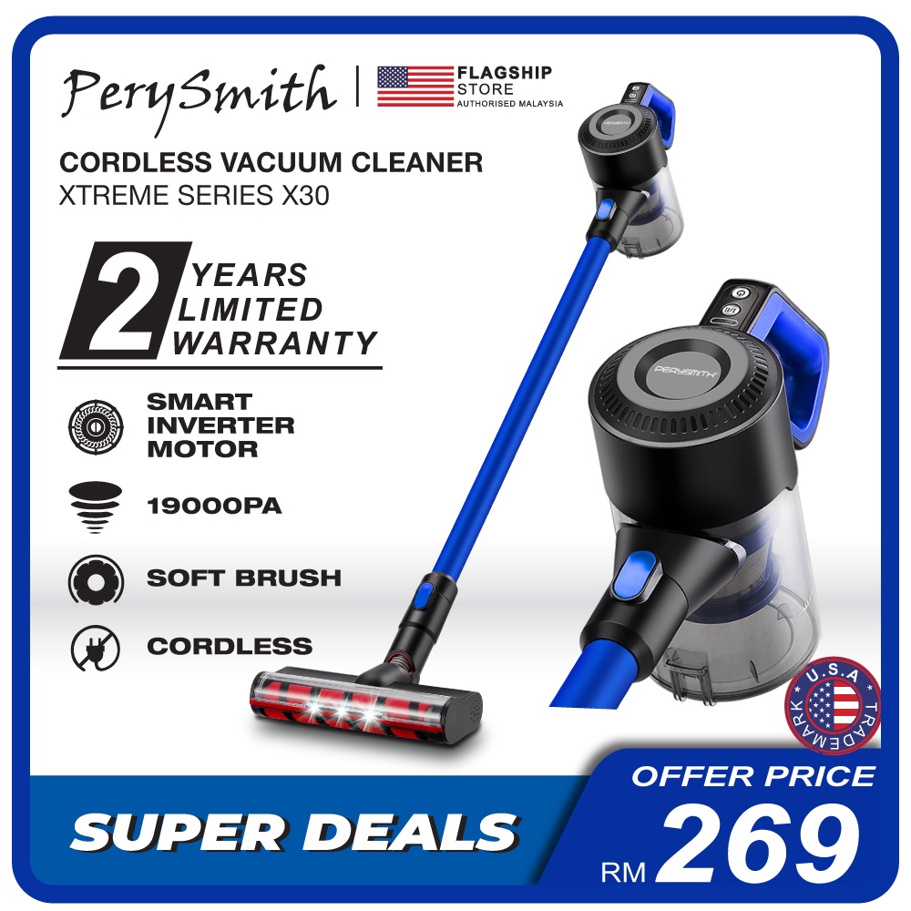 [FLAGSHIP STORE] PerySmith Cordless/Wireless Vacuum Cleaner XTREME