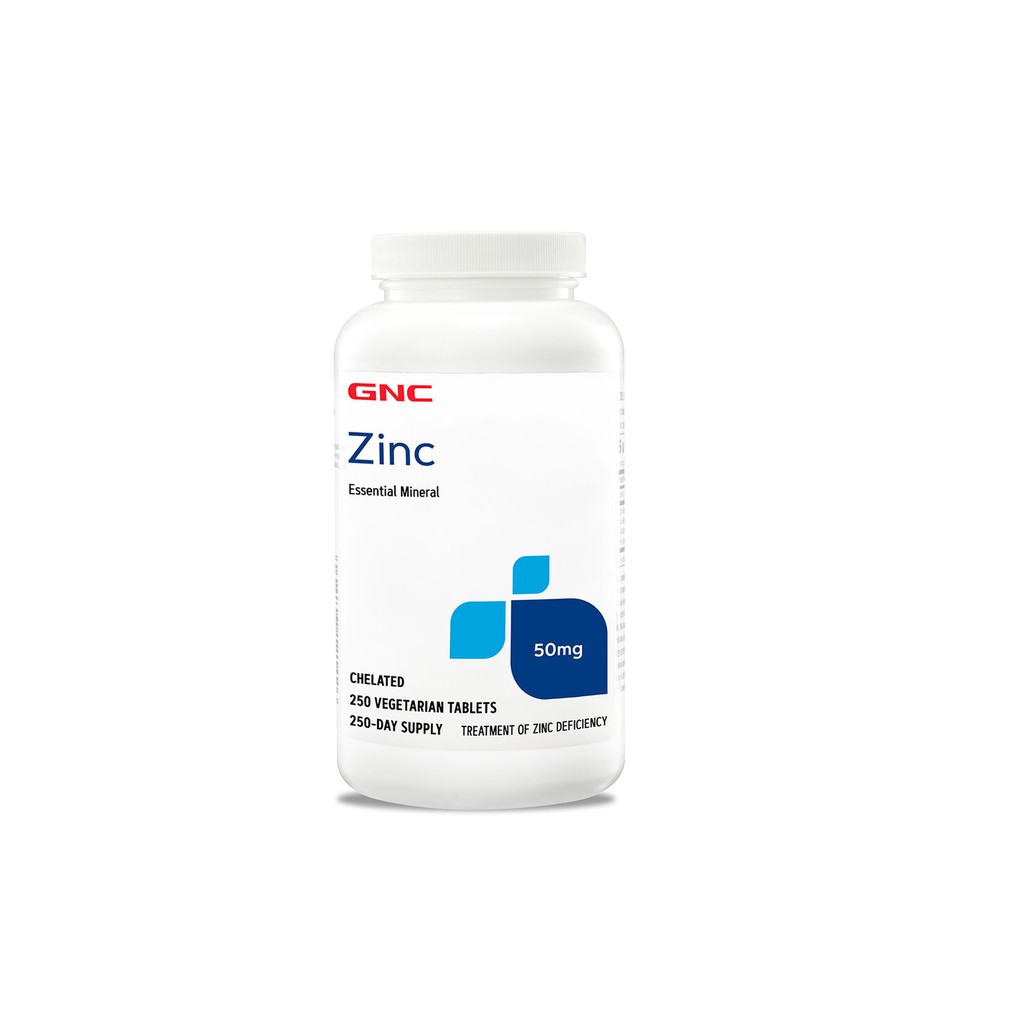 GNC Zinc 50mg 250's Vegetabs (Zinc Gluconate) Shopee Malaysia