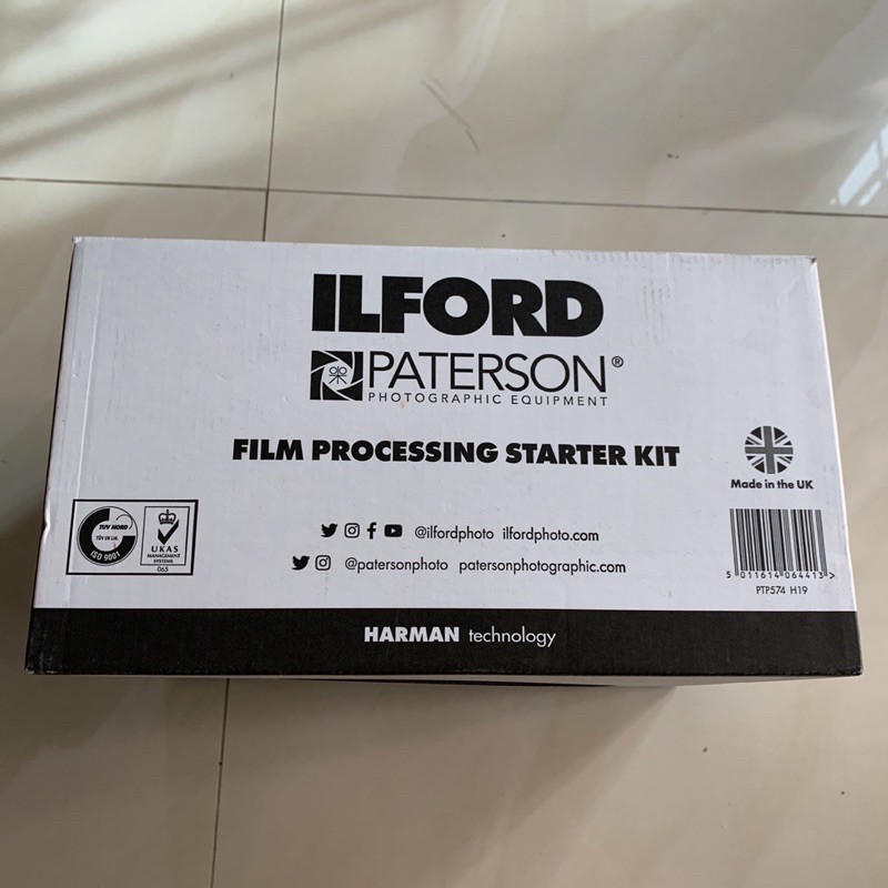 PTP574 PATERSON ILFORD FILM PROCESSING STARTER KIT film developing kit