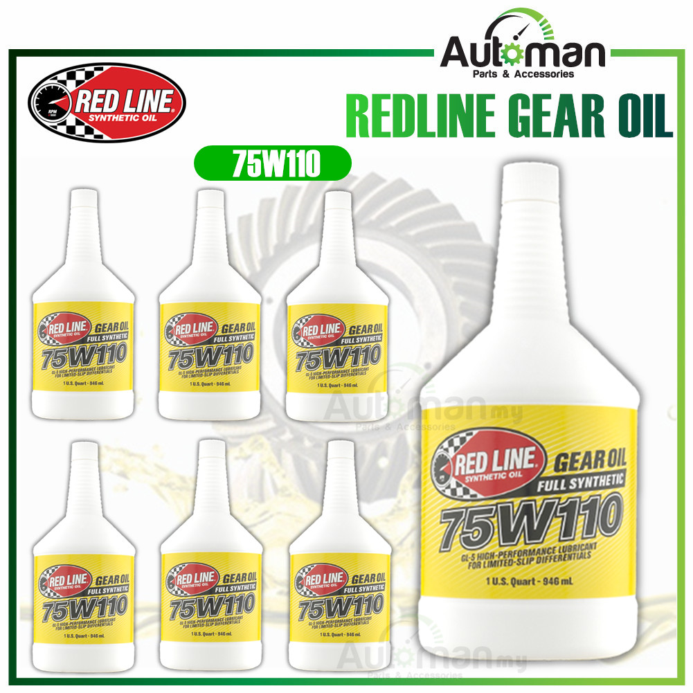 Redline Red Line 75W110 GL5 Manual Transmission Gear Oil Shopee Malaysia