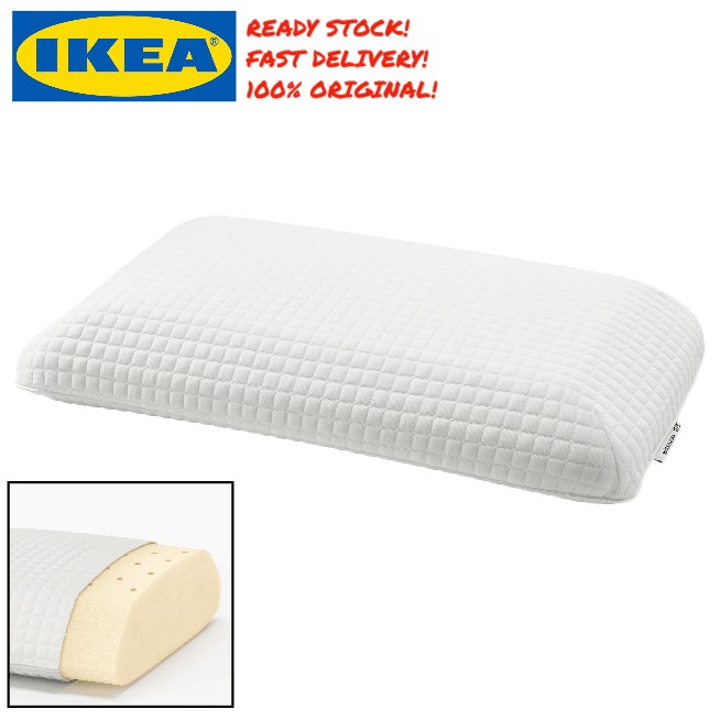 🔥READY STOCK🔥 IKEA MJOLKKLOCKA Ergonomic pillow, side/back sleeper 41x71 cm Bantal ikea ikea