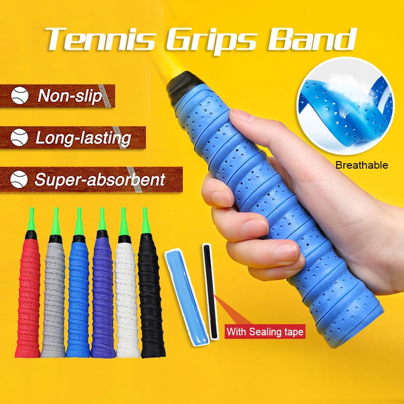 🎁FREE ROLL GRIP🎁 Badminton Grip Over Grip Pegangan Badminton AntiSlip