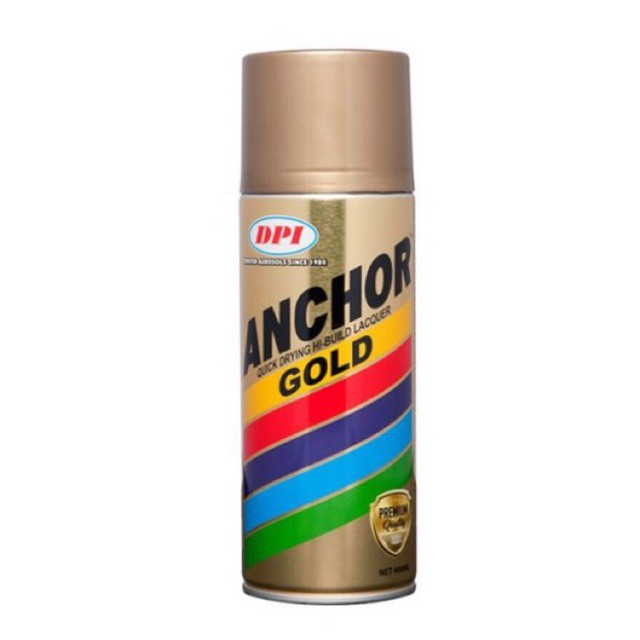 ANCHOR Gold Spray Paint** 400ml Shopee Malaysia