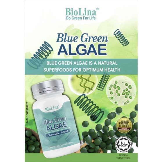 Spirulina Blue Algae tablet 300x200mg🔥100Authentic Product🔥 Shopee Malaysia