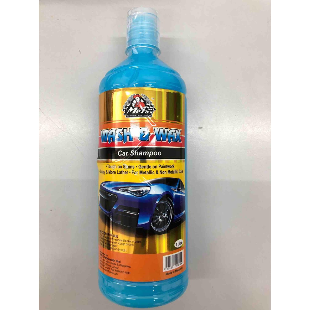 WASH&WAX CAR SHAMPOO PREMIUM EDITION (1LITRE) Shopee Malaysia