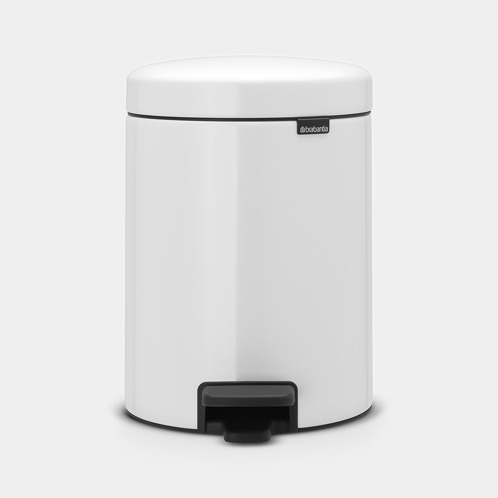Brabantia Stainless Steel Pedal Bin White (5L) Shopee Malaysia