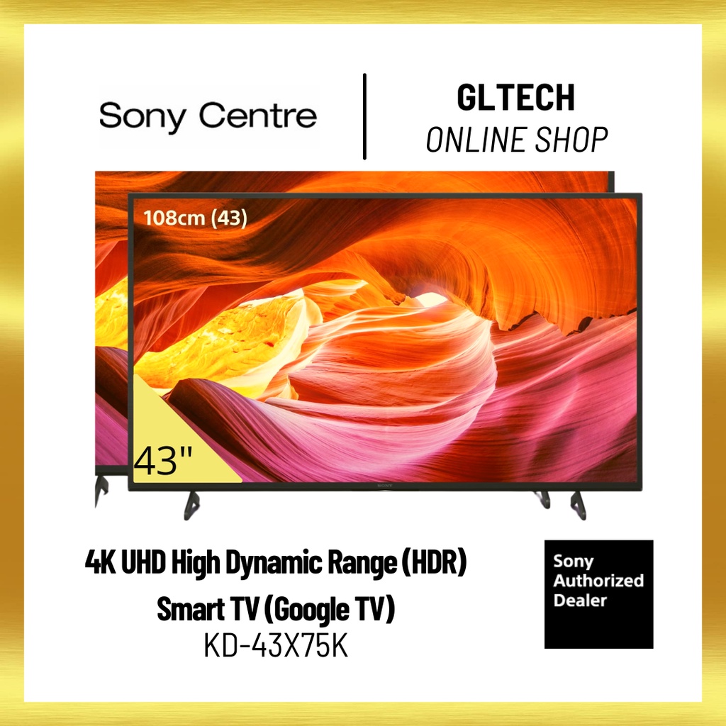 Sony KD43X75K 4K Ultra HD High Dynamic Range (HDR) 43" Smart TV