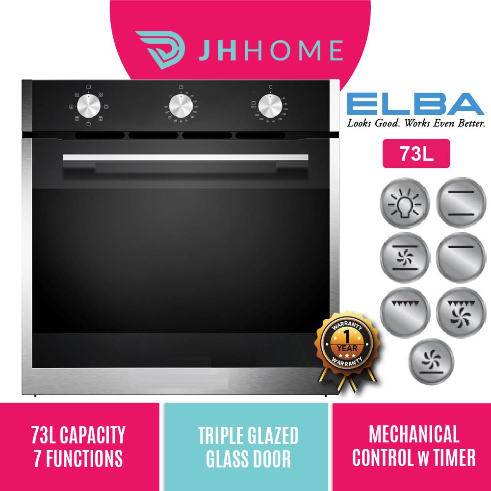 Elba 73L Built In Oven Divo EBOK7370(SS) EBOJ7360(SS) 56L Built