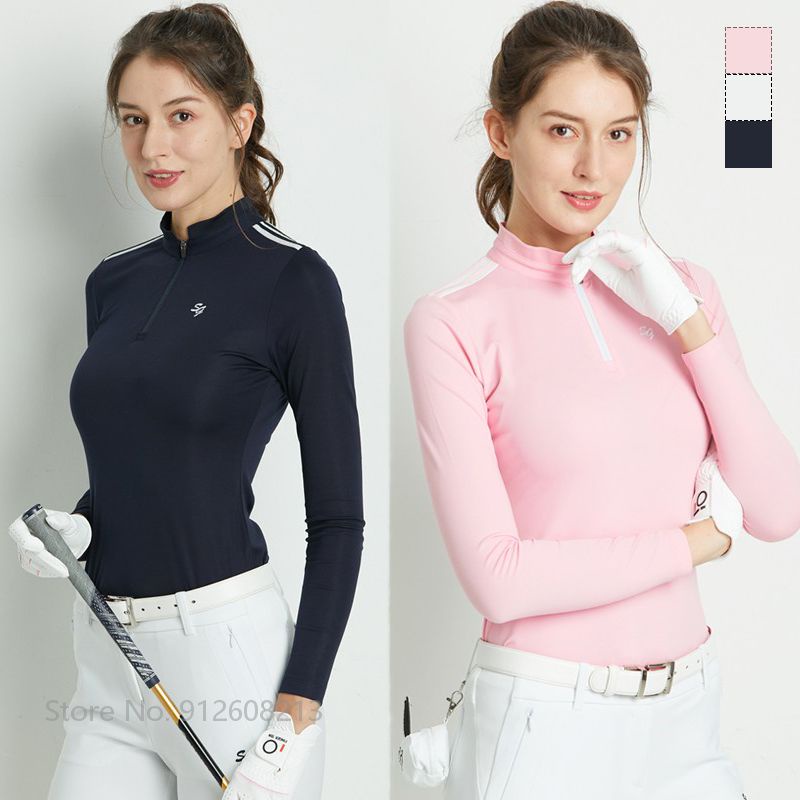 SWAN LOVE GOLF Long Sleeve Breathable Tops Female Quick Drying Golf