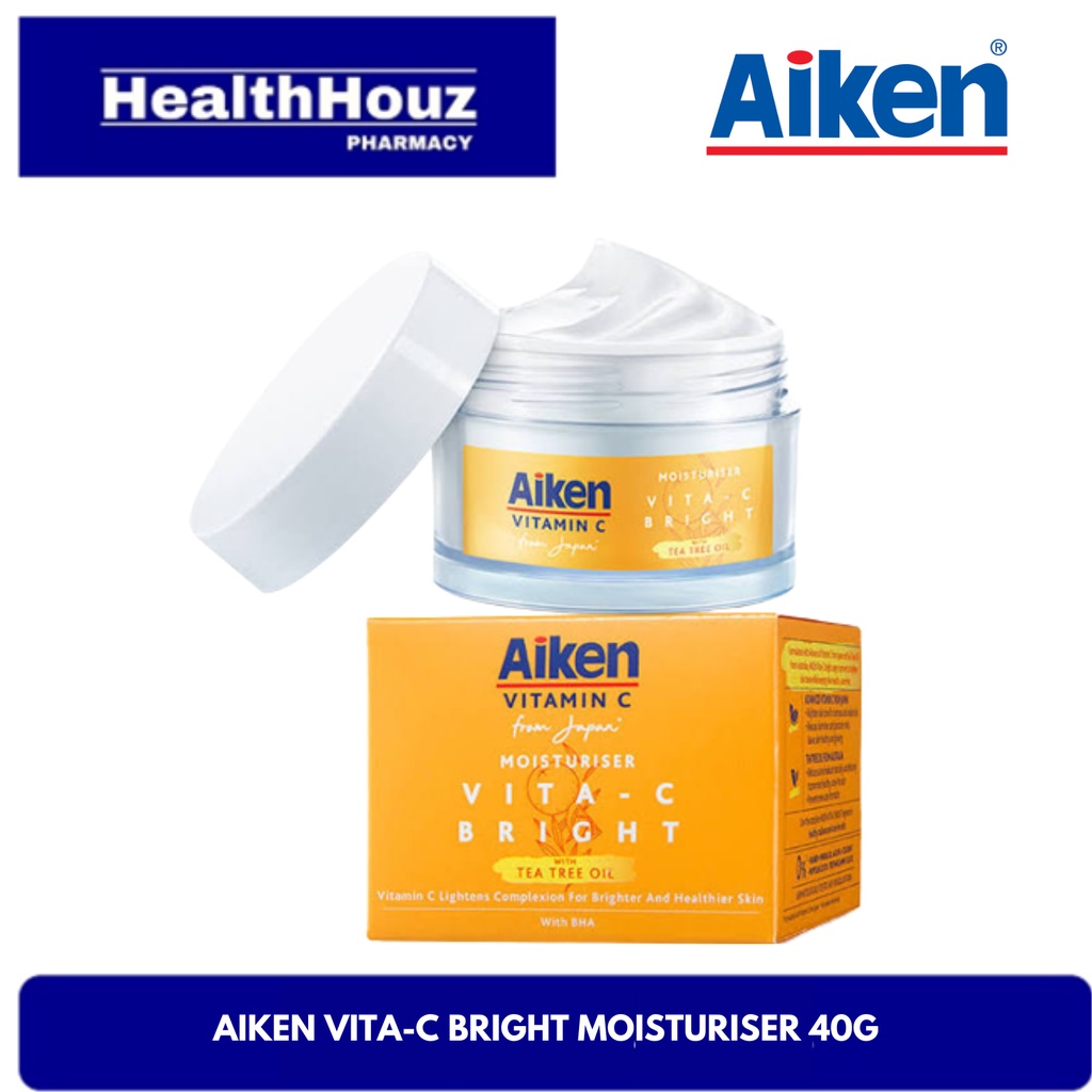 AIKEN VitaC Bright Moisturiser Facial Cleanser Exfoliating Water