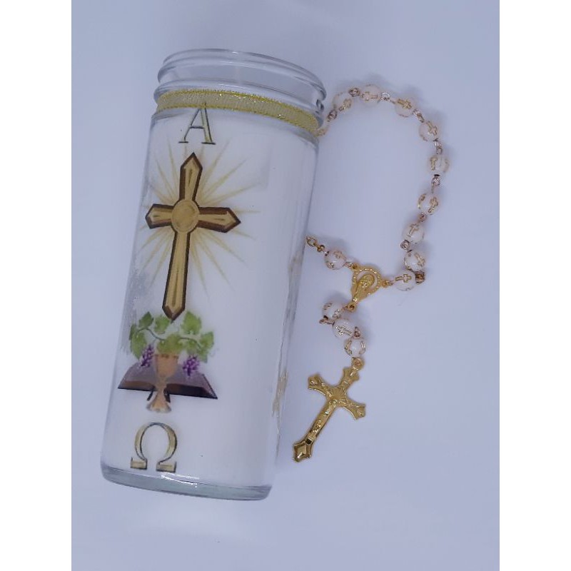 Baptismal Candle Religious Candle Shopee Malaysia