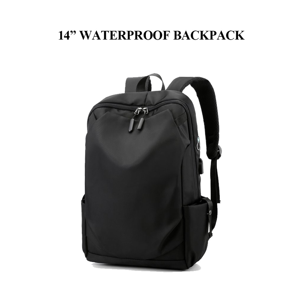 LiveTech Laptop backpack Waterproof backpack USB charging backpack 14/