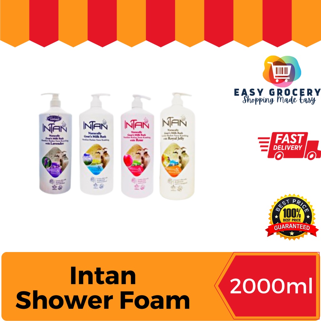 Intan Goat's Milk Shower Foam 2 Liter (Original / Lavender / Royal