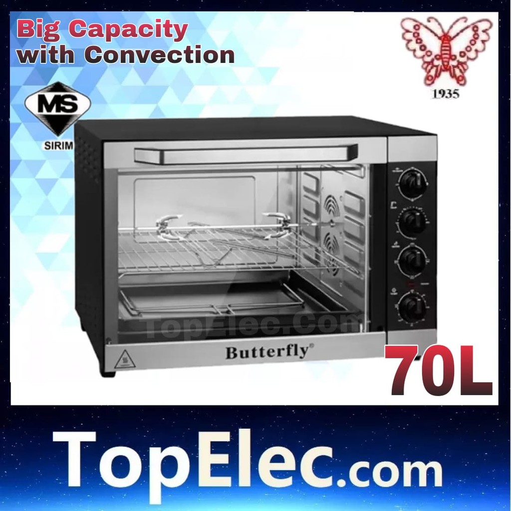Butterfly BEO5275 Electric Oven with Rotisserie & Convention Function