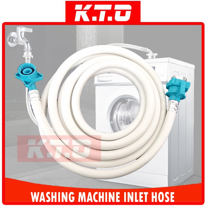 FLEXIBLE WASHING MACHINE INLET wth JOINT CONNECTOR INLET ADAPTER PIPE