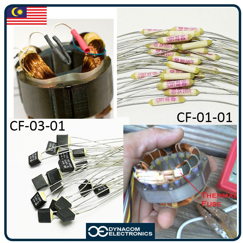 1PC Fan Motor Thermal Fuse [Fius Motor Kipas] Shopee Malaysia