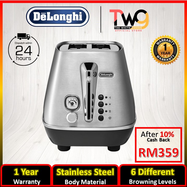 Delonghi Distinta X CTI2103 Flair 2slice Toaster CTI2103.S Shopee