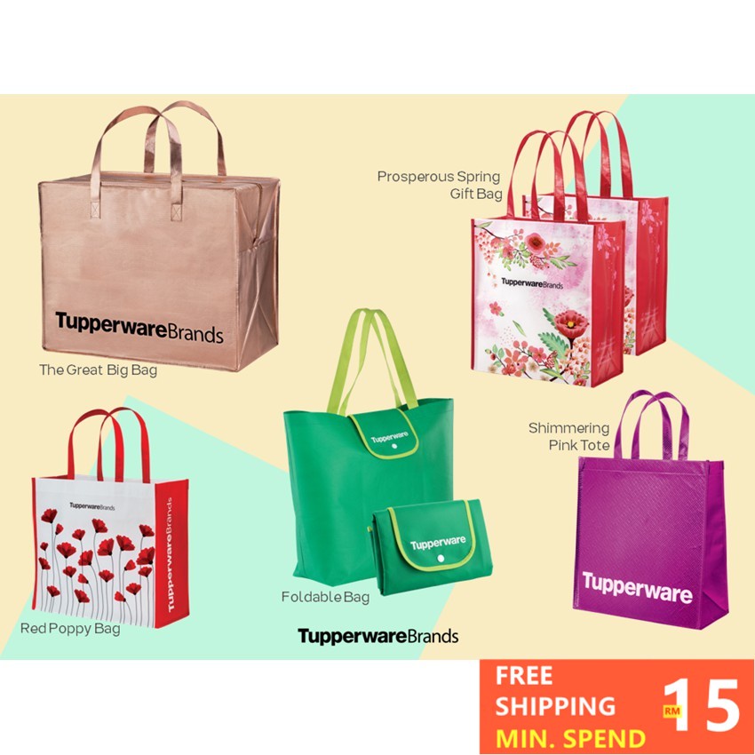 Tupperware Sling Bag/Mini Bag/Cool Jeans Bag/Lunch Box Bag/Mini Bag/C