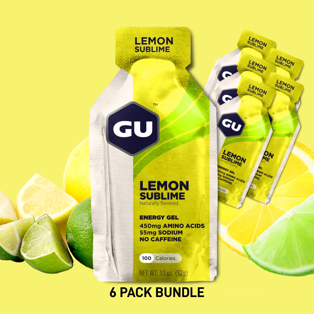 (6 Packs) GU Energy Gel Lemon Sublime Expiry Date Apr 2024 Shopee