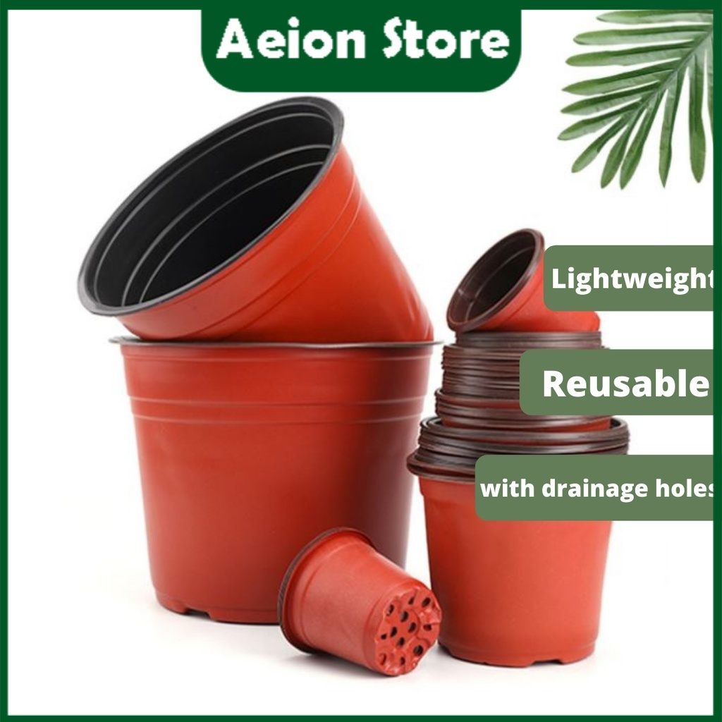 30 pcs Nursery Pots Pasu Plastic Seedling Starting Reusable Eco