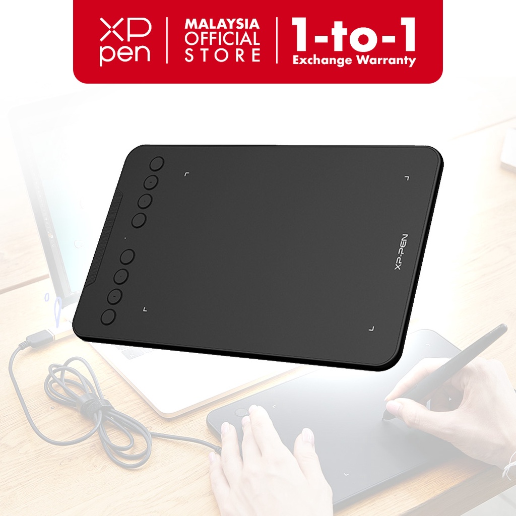 XPPen Deco Mini 7 Drawing Tablet Shopee Malaysia