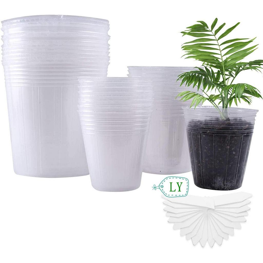 LY Outdoor Plastic Plant Pots Plant Labels Plant Nursery Pots Flower