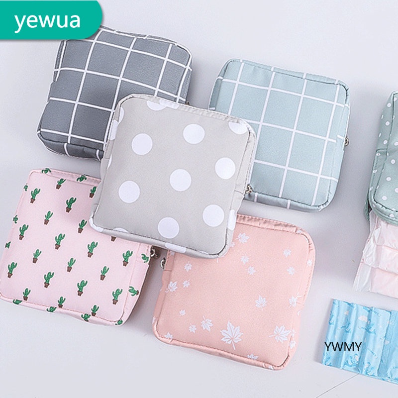 Women Girls Napkin Towel Organizer Cosmetics Case Travel Pouch Sanitary