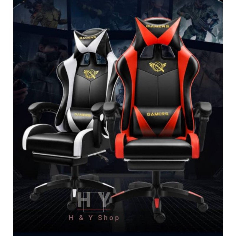 🔥Ready Stock🔥Ergonomics Gaming Chair Adjustable Backrest Reclining
