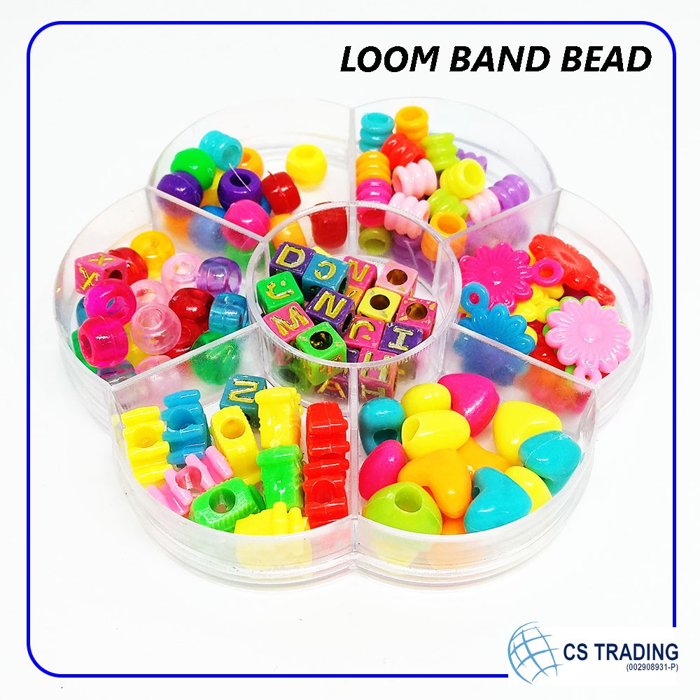 [BUY 1 FREE 1] Large Loom Band Set and Loom Band Board with Storage