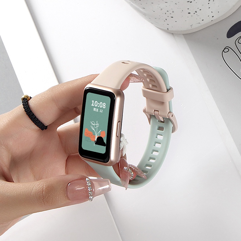Mix Color Wrist Band for HUAWEI Band 7 Smartwatch Silicone Replacement Strap for Huawei Watch