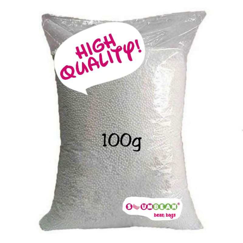 [100g] CHEAPEST READY STOCK 5KG 1KG 100G BAG BEAN BAG REFILL FILLER