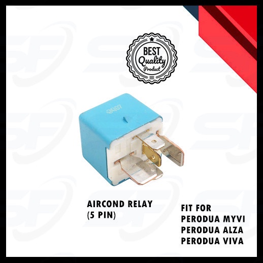 PERODUA MYVI ALZA VIVA AIRCOND RELAY (5 PIN) (1567002550) Shopee