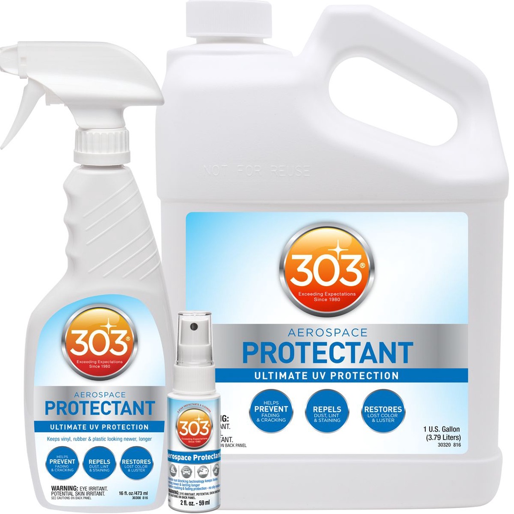 303 Aerospace Protectant UV Protectant Spray for Vinyl, Plastic, Rubber