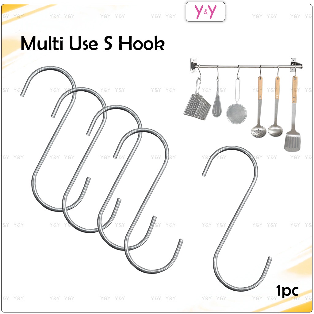Y&Y Eco Multi Use S Hook Stainless Steel / S Shaped Hanger / S Shape