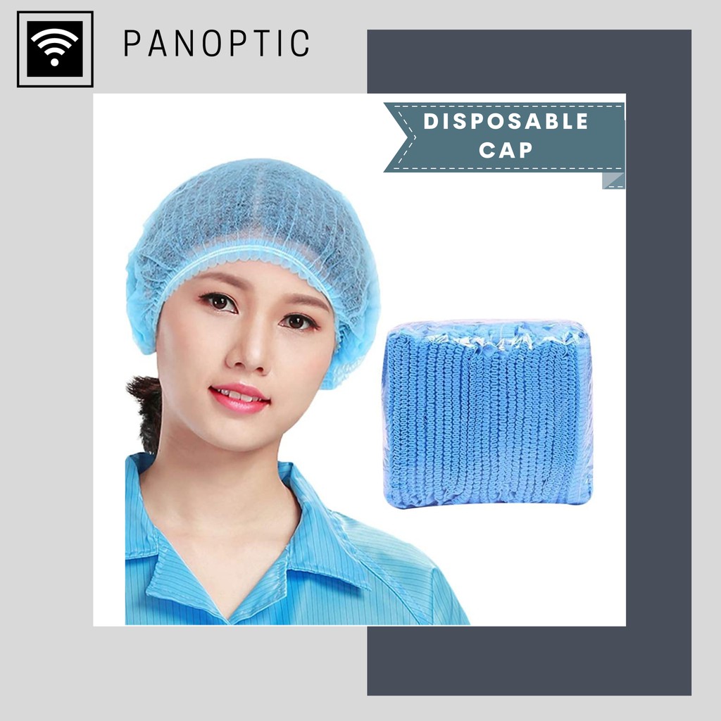 Disposable cap Non Woven 100pcs 21" Strip Cap Mob Cap Hair Net Saloon