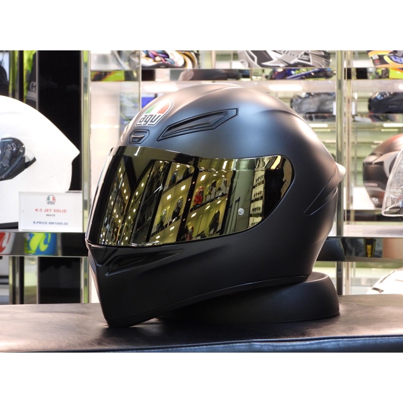 AGV K1 Helmet Matt Black (Color visor not included) Asian Fit Shopee