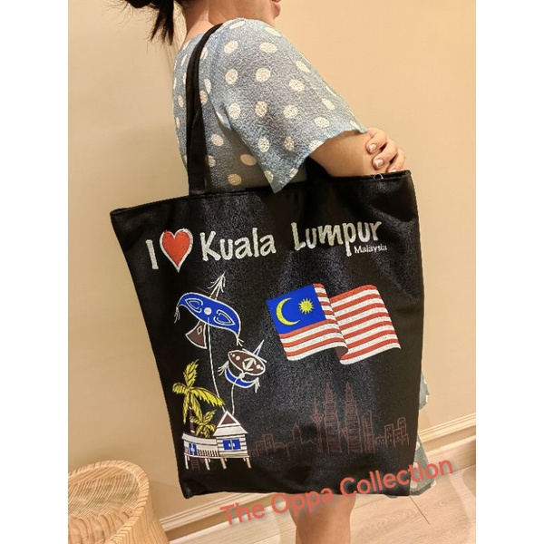 Canvas Bag Tote Bag EXTRA BIG Handbag ( multifunction bag / beg murah / Souvenir / beg