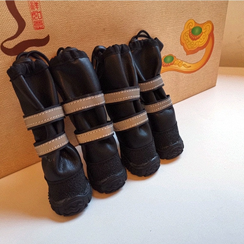 ↂ☢Dog shoes Teddy Bichon Schnauzer puppy waterproof nonslip soft