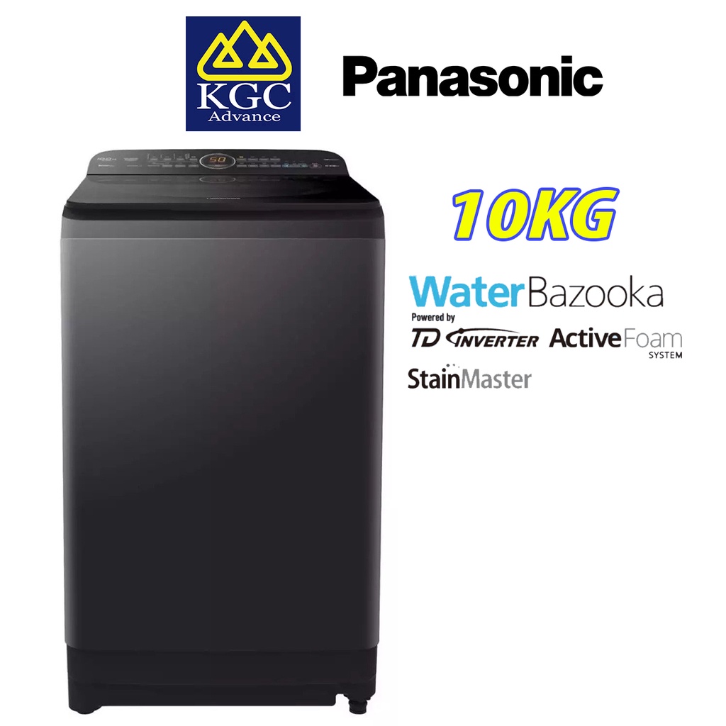 Panasonic 10Kg Top Load Washer NAFD10X1BRT Washing Machine Shopee