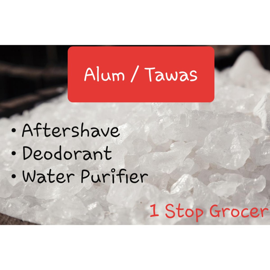 Potassium Alum / Potash Alum 100GM / Batu Tawas / Alum Stone/ 钾明矾